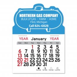 Peel-N-Stick® Calendar - Propane Tank - Carolina blue